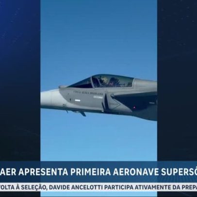 Embraer apresenta primeira aeronave supersônica produzida no Brasil