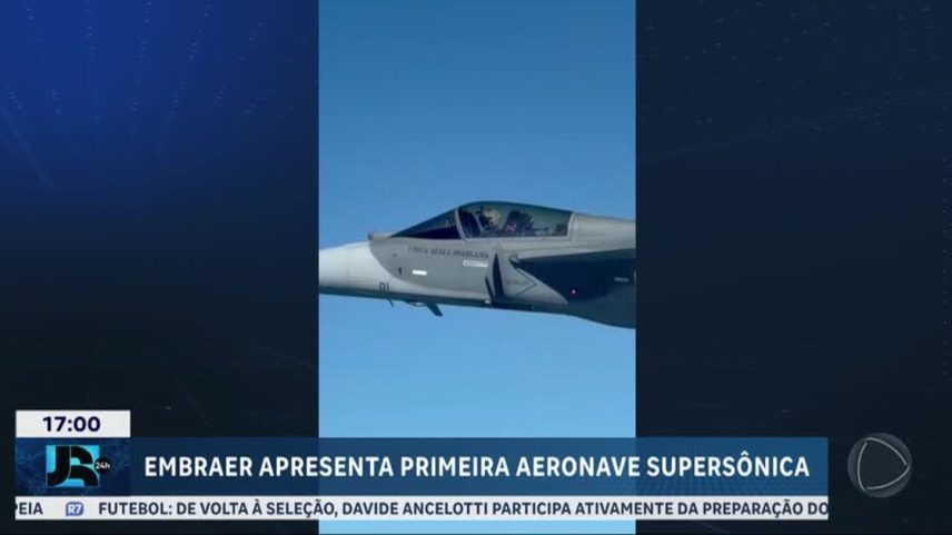 Embraer apresenta primeira aeronave supersônica produzida no Brasil