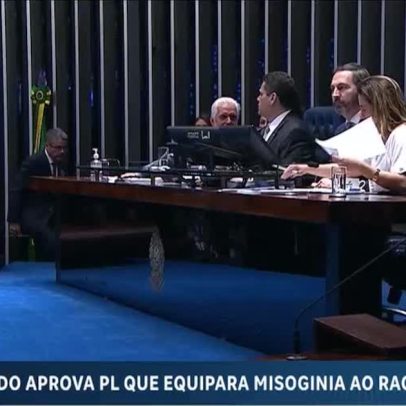 Senado aprova lei que equipara misoginia ao racismo