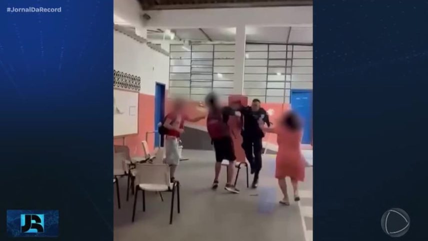RJ: PM afasta agente flagrado agredindo estudantes em colégio estadual
