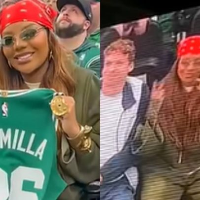 Ludmilla é surpreendida em jogo da NBA nos Estados Unidos