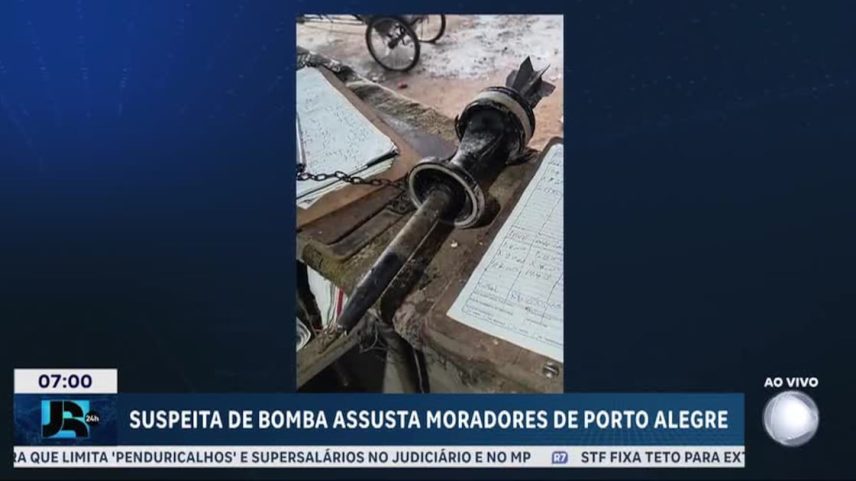 Suspeita de bomba em ferro velho assusta moradores de Porto Alegre