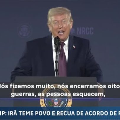 Trump volta a afirmar derrota do poderio militar do Irã