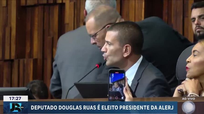 Douglas Ruas é eleito presidente da Alerj e deve assumir governo do Rio