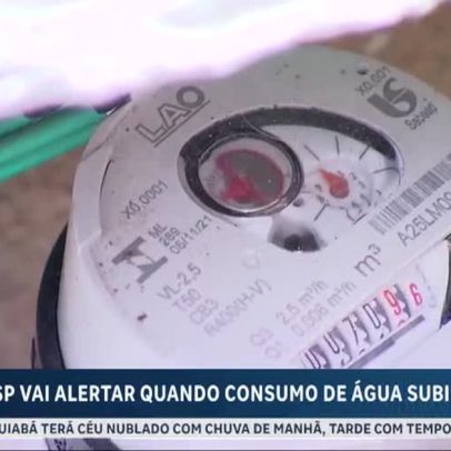 Sabesp enviará alerta a clientes quando consumo de água subir 30%