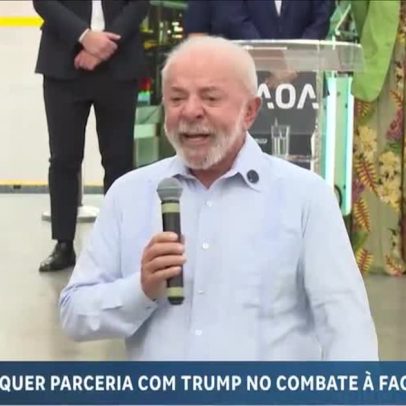 Lula busca cooperação de Trump para combater crime e extradição de brasileiros