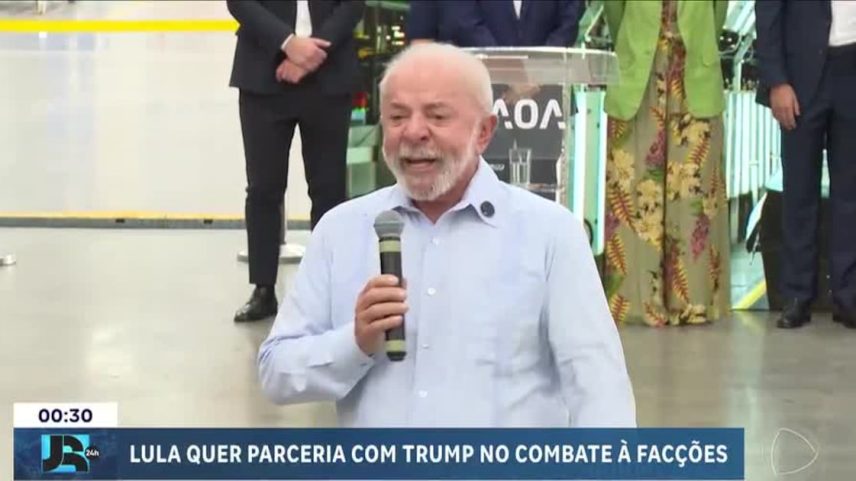 Lula pede cooperação de Trump contra crime e extradição de brasileiros