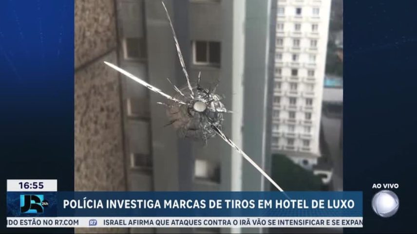 Polícia investiga marcas de tiros em hotel de luxo em São Paulo
