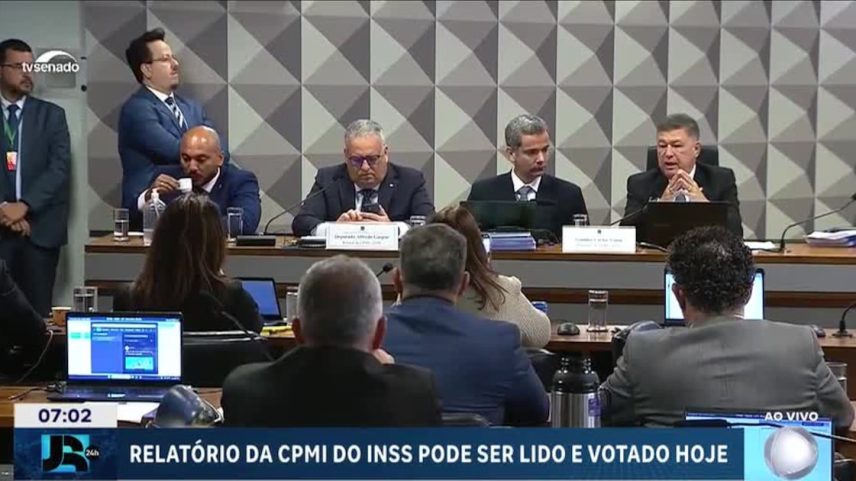 Relatório da CPMI do INSS deve ser lido e votado nesta sexta (27)