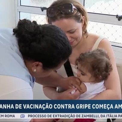Campanha de vacinação contra a gripe começa neste sábado (28)