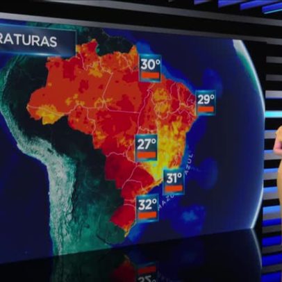 Domingo tem alerta de temporais no Norte e Nordeste e calor no Centro-Sul