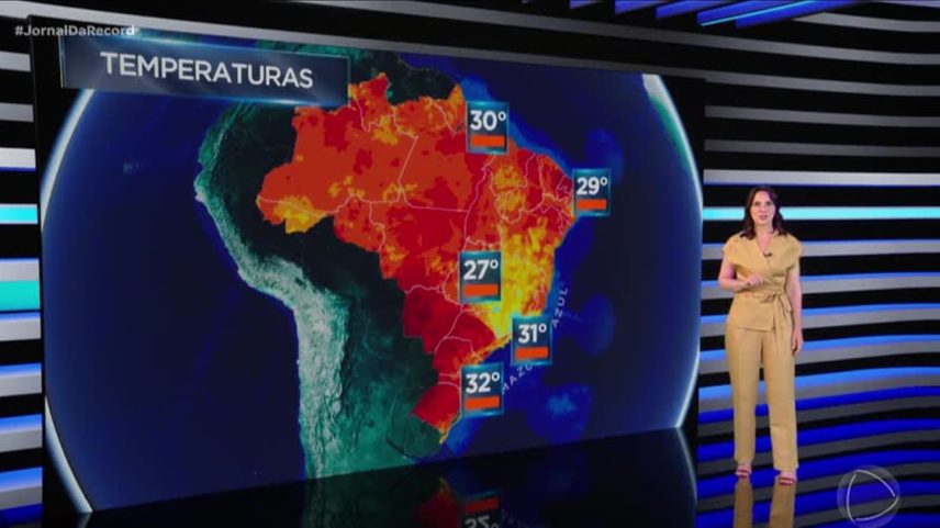 Previsão do tempo: domingo (29) tem alerta para temporais no Norte e Nordeste e calor no Centro-Sul