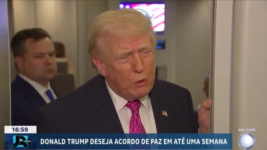 Donald Trump deseja acordo para o fim da guerra até a próxima semana