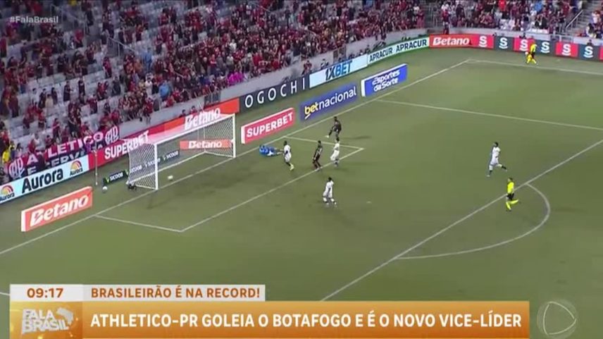 Fala Esporte: Athletico-PR goleia Botafogo e assume vice-liderança do Brasileirão