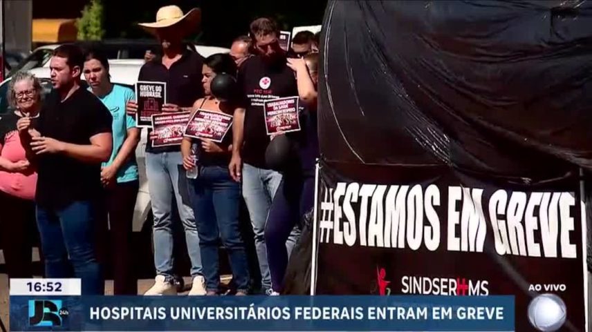 Hospitais universitários federais entram em greve e trabalhadores cobram reajustes salariais