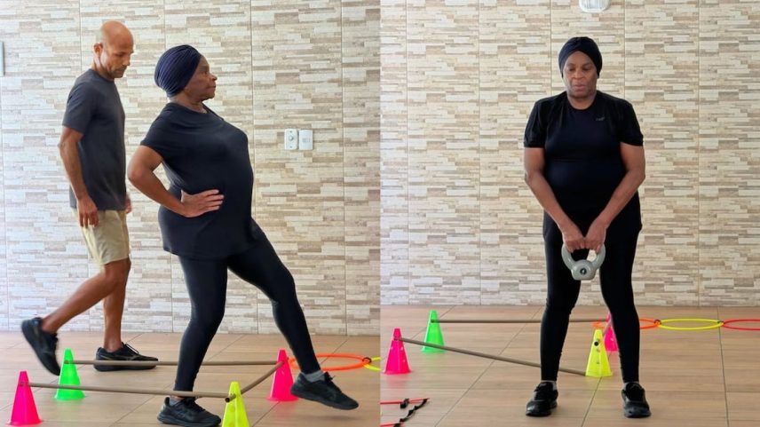 Zezé Motta, 81, demonstra excelente condicionamento físico na academia