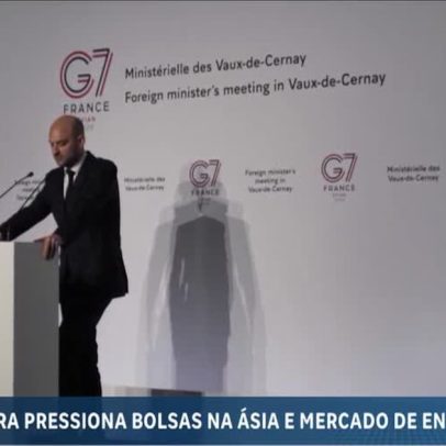 Bolsas asiáticas caem; G7 promete ações para conter crise de energia