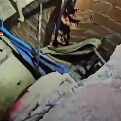 Polícia espanhola descobre túnel usado em tráfico internacional de drogas