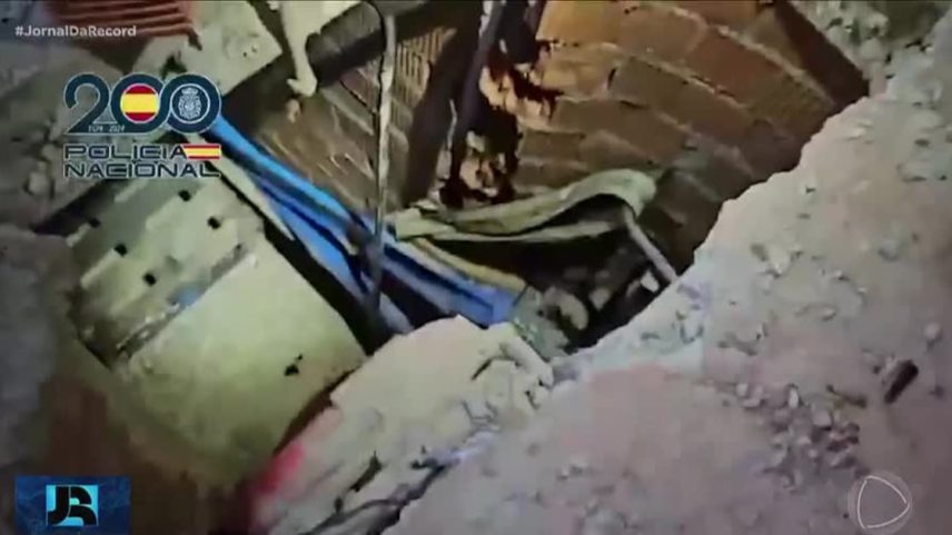 Polícia da Espanha descobre túnel usado para tráfico internacional de drogas