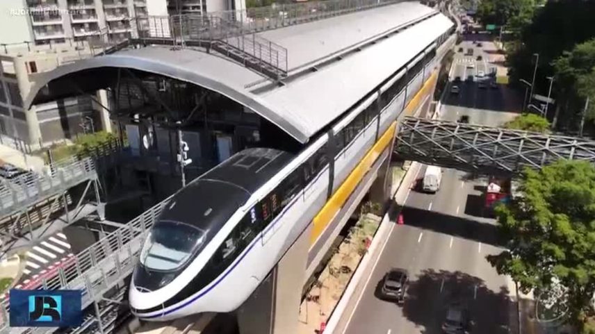 SP: após 12 anos de atraso, monotrilho que liga zona sul ao aeroporto de Congonhas começa a operar