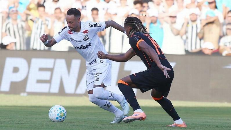 Neymar dá assistência, Gabigol marca, Memphis faz golaço no empate Santos x Corinthians