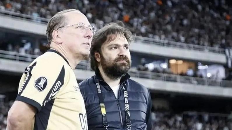 John Textor e João Paulo Magalhães (Foto: Vítor Silva/Botafogo)