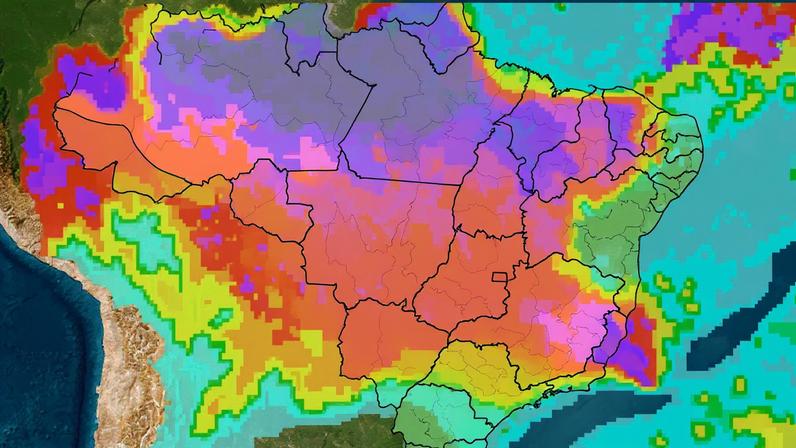 Vórtice ciclônico tem data para atingir em cheio 4 estados com chuva forte nesta semana