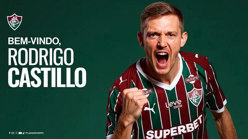 Castillo anunciado pelo Fluminense (Foto: Divulgação)