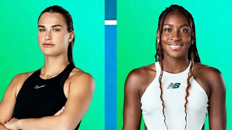 Aryna Sabalenka e Coco Gauff se enfrentam na final do Miami Open (Reprodução)