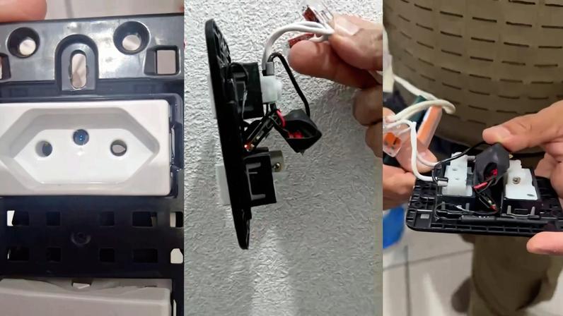 Funcionária encontra microcâmera em banheiro da empresa em Içara — Foto: PMSC/Divulgação