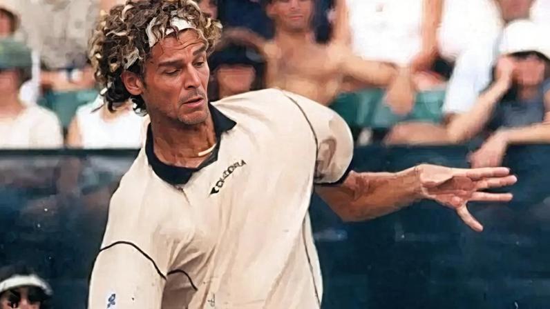 Guga Kuerten no Masters 1000 de Miami de 2000 (Reprodução)