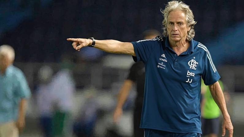 Jorge Jesus comanda o Flamengo na Libertadores (Foto: RAUL ARBOLEDA / AFP)