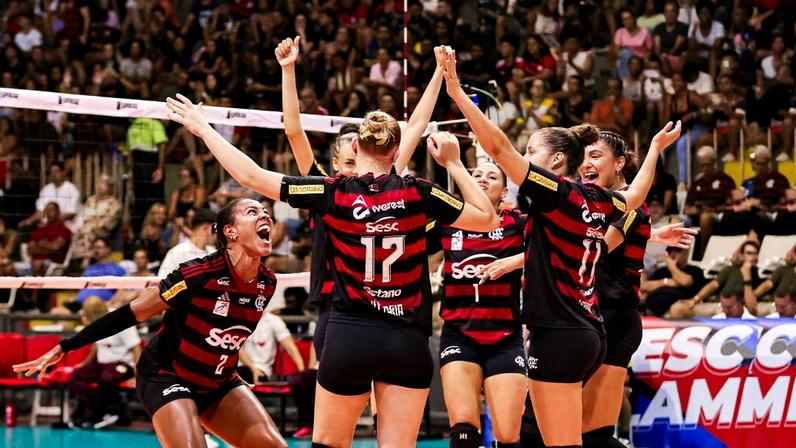 Sesc-Flamengo pode se classificar em primeiro lugar — Foto: Vitória Antunes/Sesc-Flamengo