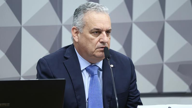O relator da CPI do INSS, deputado Alfredo Gaspar (União-AL). — Foto: Vinicius Loures/Câmara dos Deputados