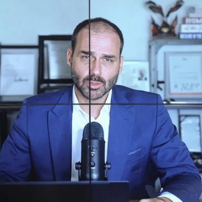 Eduardo diz que Bolsonaro está em casa por medo de morrer no regime fechado