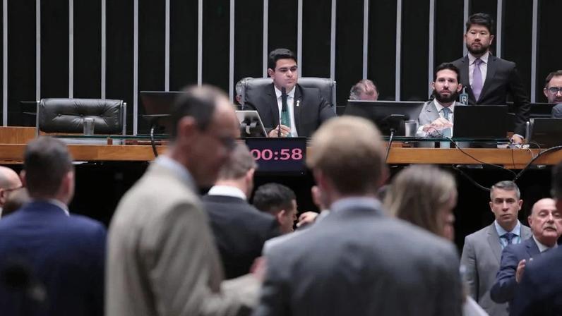 A sessão da Câmara dos Deputados do dia 2 de fevereiro de 2026. Parlamentares aprovaram o projeto que define o crime de desaparecimento forçado de pessoa. Foto: Bruno Spada/Câmara dos Deputados