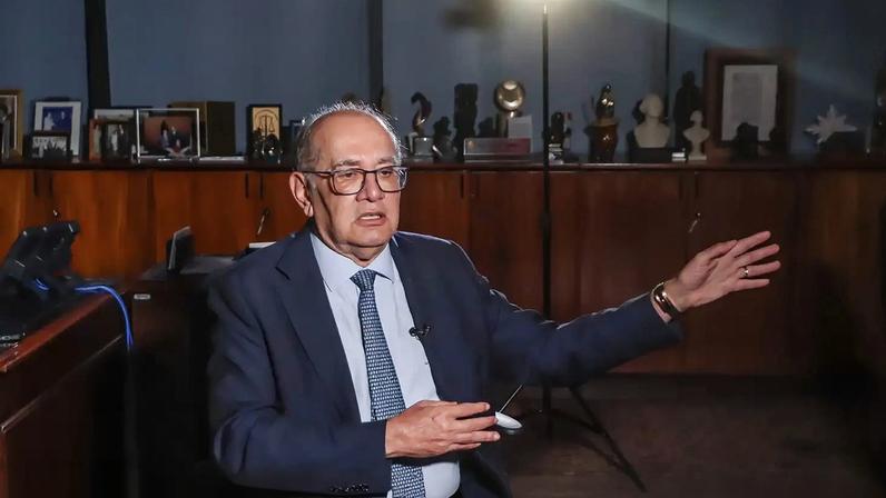 Brasília (DF), 17/03/2024, O ministro do STF, Gilmar Mendes, durante entrevista exclusiva em seu gabinete. Foto: Valter Campanato/Agência Brasil