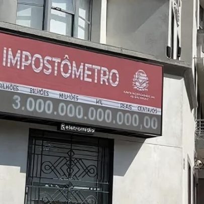 Impostômetro atinge R$ 1 trilhão nesta sexta (27), segundo ACSP