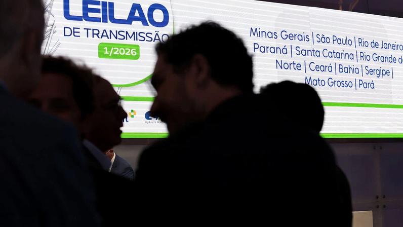 São Paulo (SP), 27/03/2026 - Primeiro Leilão de Transmissão 2026 na B3. A licitação pública se destina à construção e manutenção de 798 quilômetros (km) em linhas de transmissão e de 2.150 megavolt-ampères (MVA) em capacidade de transformação de subestações, além de compensadores síncronos. Foto: Paulo Pinto/Agência Brasil