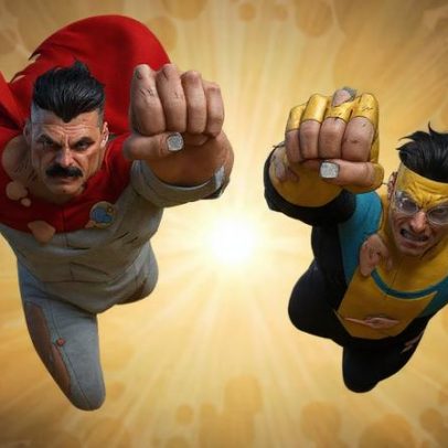 Invencível e Omni-Man aparecem no cartaz da 4ª temporada