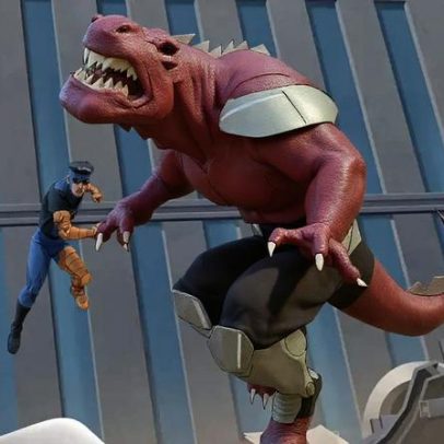 Invencível encara Dinosaurus em cena da 4ª temporada