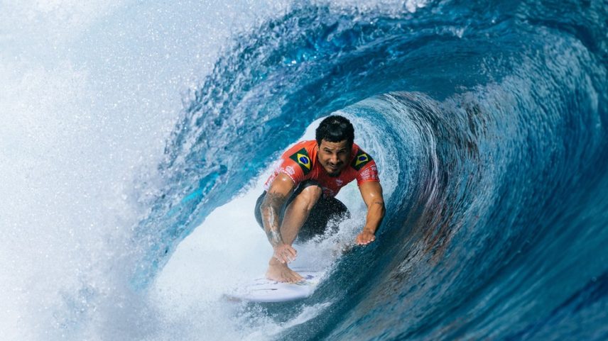 Italo Ferreira surfe WSL Finals Fiji — Foto: Ed Sloane/World Surf League