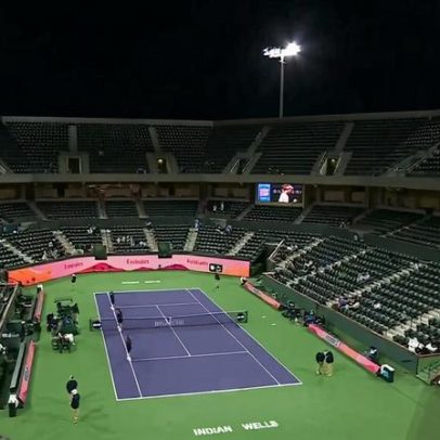 Indian Wells revisa política de ingressos após arquibancadas vazias