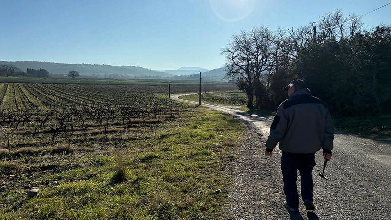 Georges Truc in the Rhône Valley