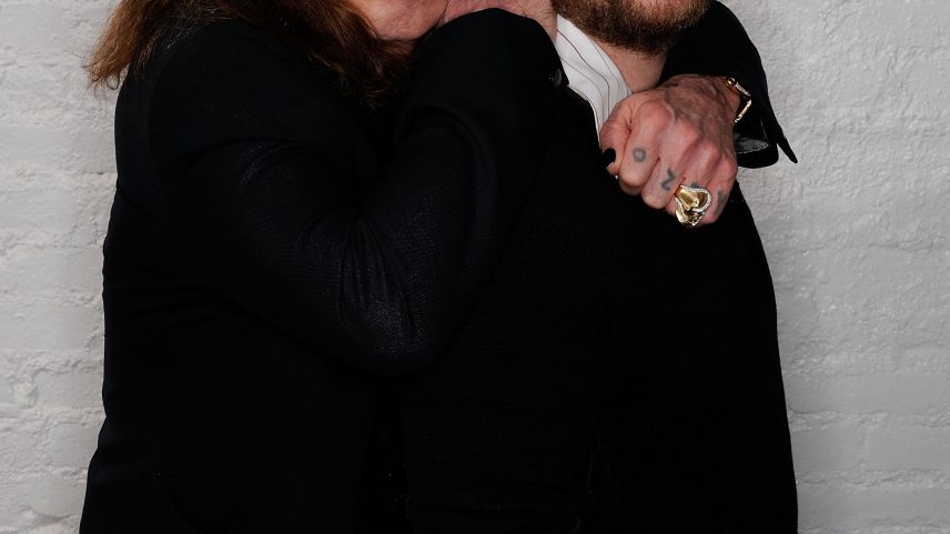 Jack Osbourne revealed via Instagram that he welcomed his fifth child, Ozzy Matilda. He's seen here with his late father in 2011.