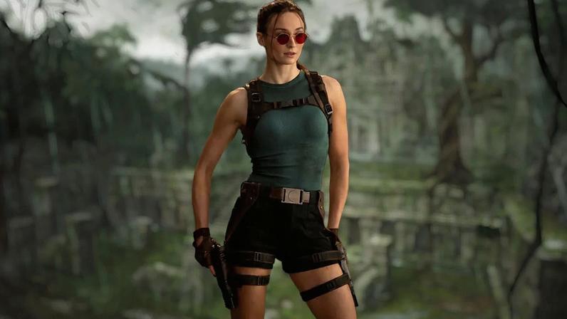 Lesão de Sophie Turner paralisa produção da série Tomb Raider