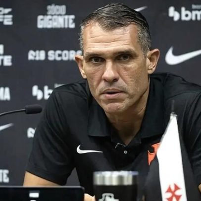 Lazaroni elogia Diniz no Vasco e detalha estratégia contra o Fluminense