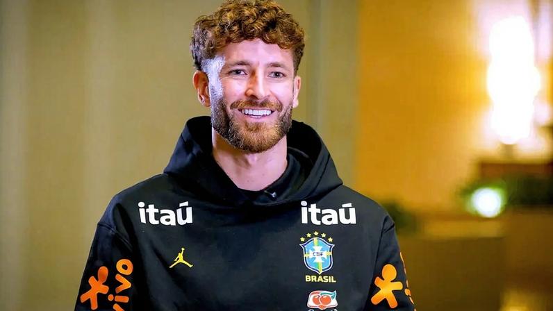 Léo Pereira, zagueiro do Flamengo, na Seleção Brasileira (Foto: Joilson Marconne/CBF)