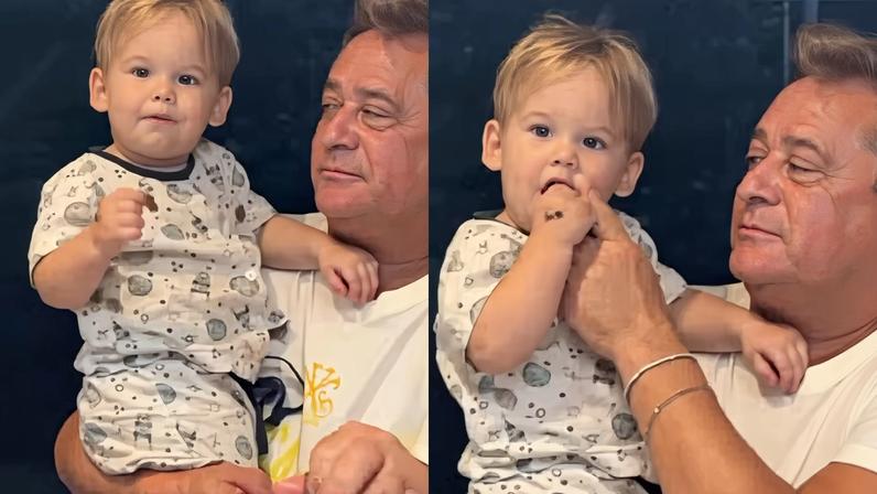 Vídeo de Leonardo com filho d eZé Felipe com Virginia Fonseca viraliza — Foto: Reprodução/Instagram