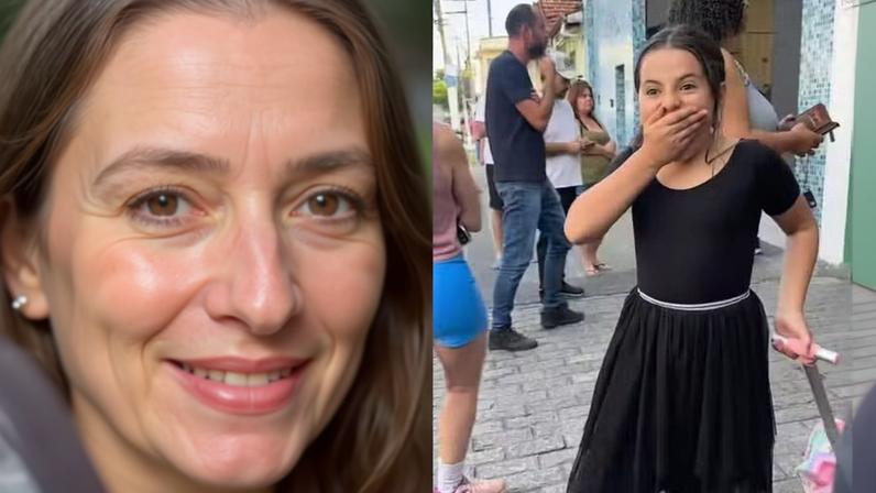 Li Martins radicaliza em mudança de visual e diverte-se com reação da filha